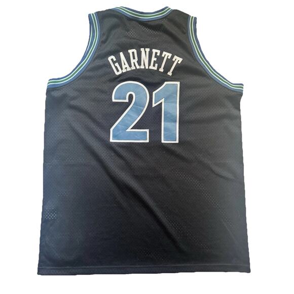 Kevin Garnett NBA Minnesota Timberwolves Nike Team Men’s XL +2 Black - Picture 7 of 8